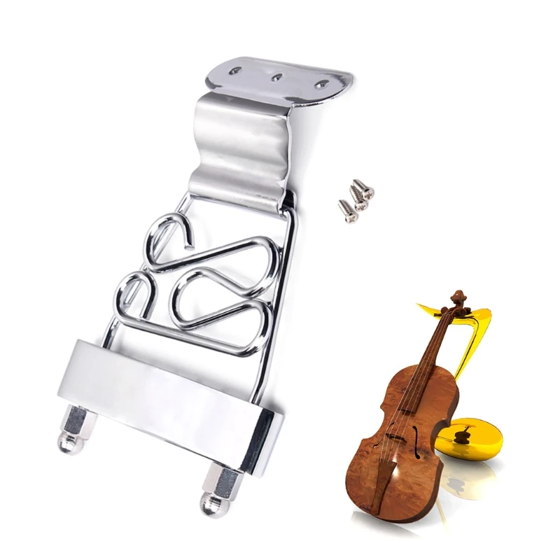 Archtop Jazz трапециевидная короткая 6 струнная задняя часть бас гитара мост с винтами