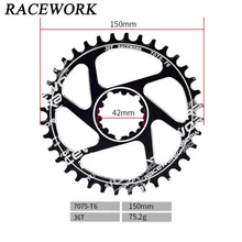 

Accessories Chainring Bike Chainwheel Direct Mount​ Durable High Quality