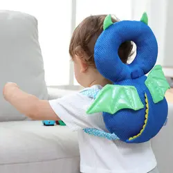 Almohadilla de protección para la cabeza de bebés, reposacabezas anticaída para bebés, bonitas alas, cojín resistente, mochila de cama, nueva y útil