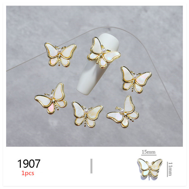 Fritillay Jewelry Nail Art Decorations 3D Insect Nails Accessories for DIY Manicure Design