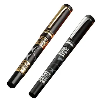 

0.5mm Metal Ballpoint Pen Acrylic Marble Roller Ball Luxury Business Men Signature Gift Writing Pens Office Stationery