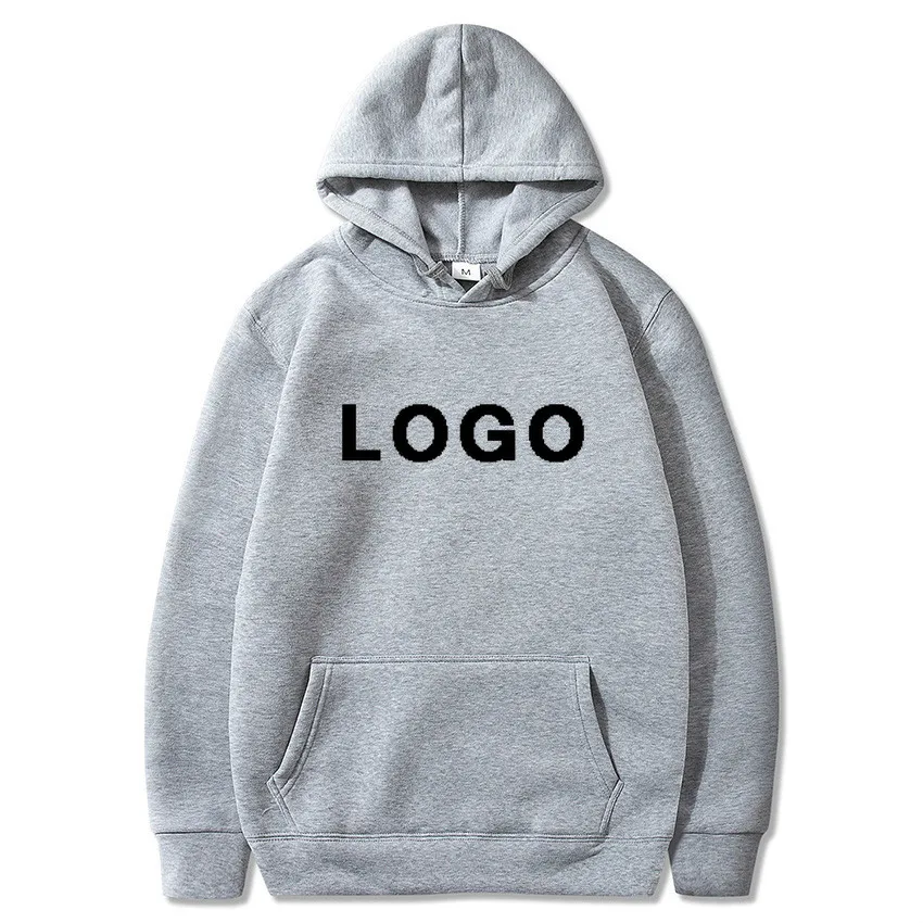 Заказной логотип печать с капюшоном новая Личная Толстовка Пуловер толстовки высокое качество плюс размер Одежда