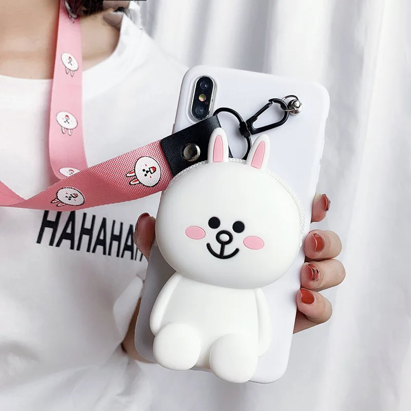 Мультяшные Мини кошельки для huawei P9 P10 P20 Lite рlus Nova 3e 2 2s 3 3i Y9 4 Honor 10 7A Play 7c P30 чехол для телефона чехол
