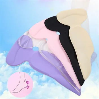 

1 Pair High Heel Shoes Insoles Cushion Pad T-Shape Anti-slip Gel Heel Liner Grip Shoes Insert Foot Protection High Heel Pads