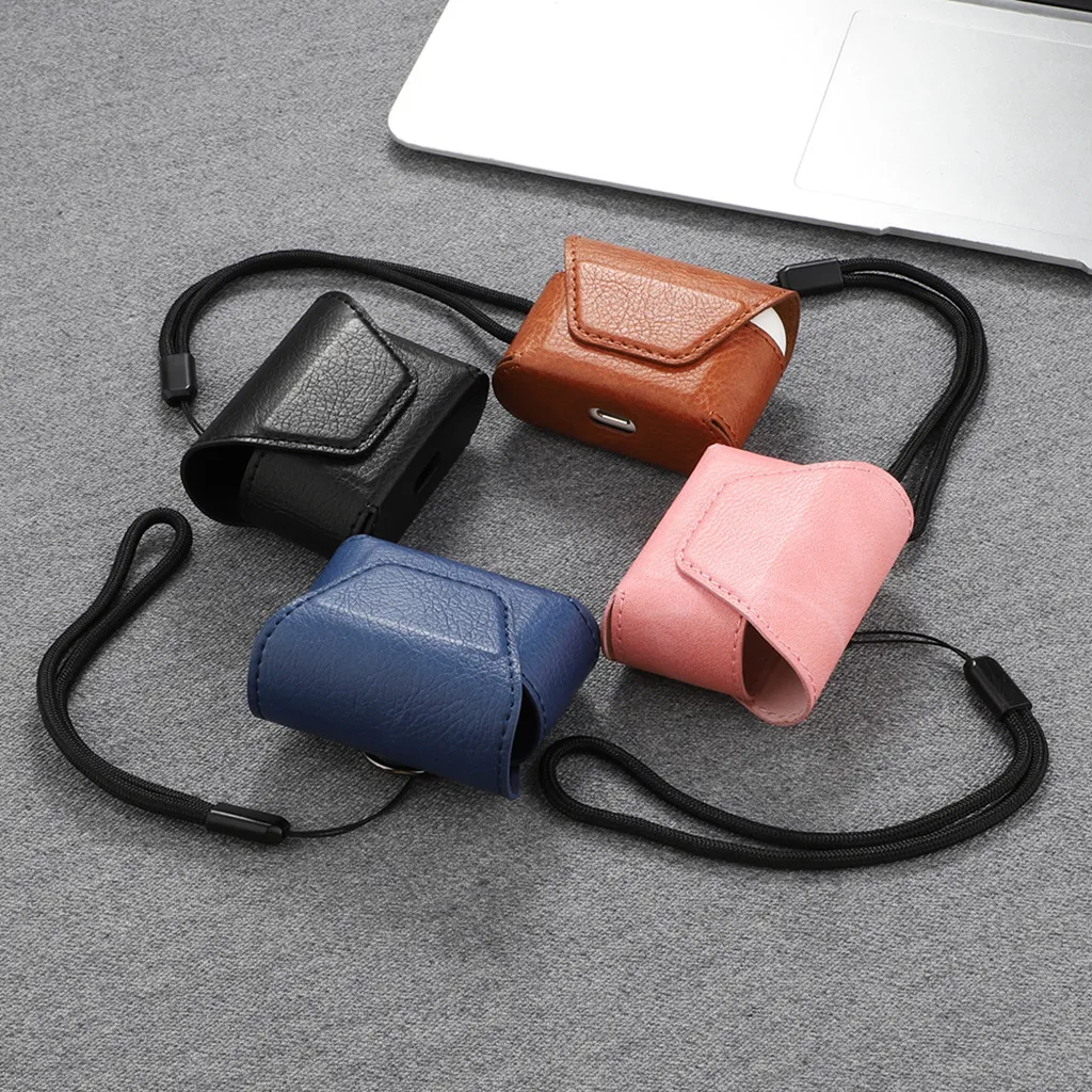 Магнитный кожаный чехол для Airpods Pro TWS Bluetooth наушники защитный чехол для Apple Airpods 3 кожа модные аксессуары 19Nov