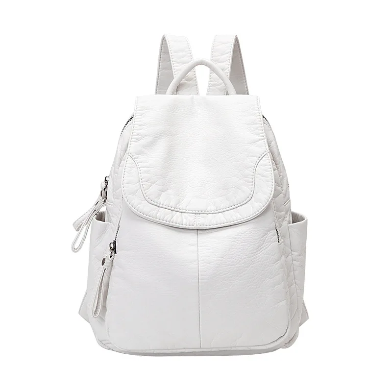 Female Backpack School-Bag Summer Travel Large-Capacity Fashion Washed College Outdoor