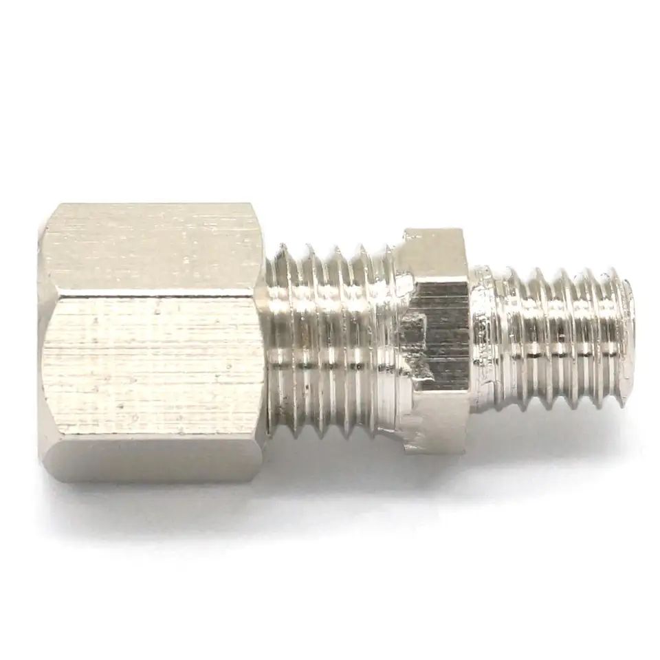 12 Mm A 6 Mm ID Tubo In Ottone Riduttore Raccordo Raccordo Diritto