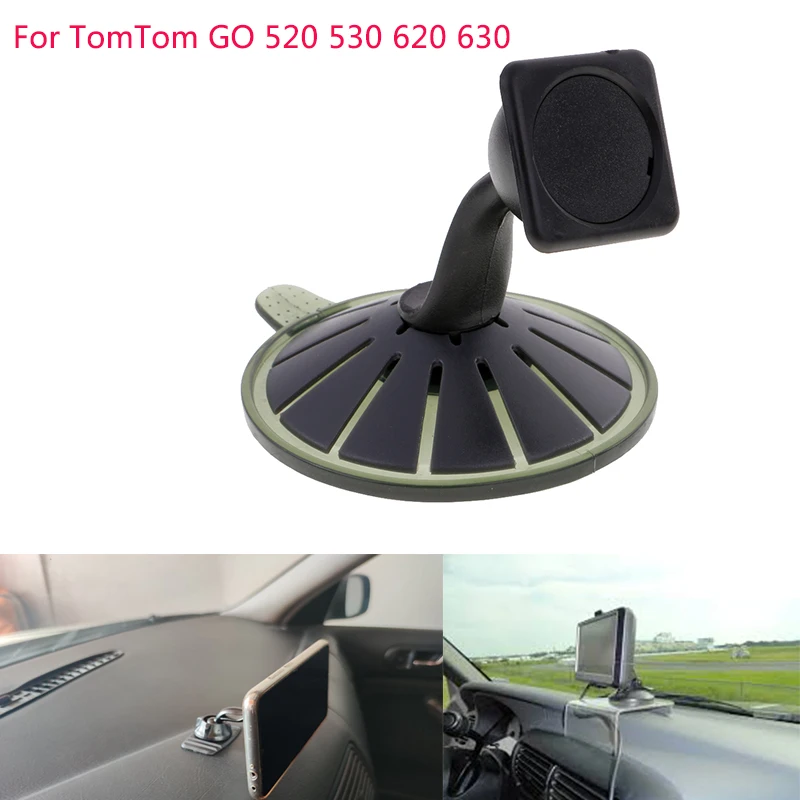 Soporte de ventosa para coche, soporte de teléfono móvil negro para TomTom  GO 520, 530, 620, 630 - AliExpress Automóviles y motocicletas