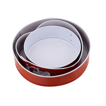 

Non-Stick Cake Pan Baking Cake Mold with Removable Bottom Round Heart Square Shapes Bakeware Pan Making Baking Tool