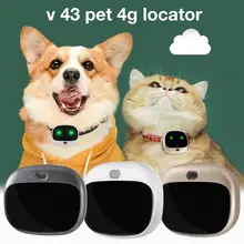 V43 домашнее животное 4G gps Персональный трекер RF-V43 мини gps домашнее животное трекер 4G LTE 3g WCDMA 2G GSM Лучшая Собака Водонепроницаемый gps трекер с бесплатным приложением
