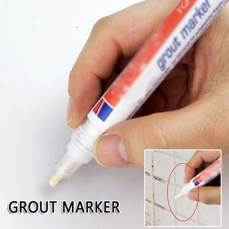 Tile Grout Pen Marker Repair Odorless Non Wall for Toxic Tiles Waterproof