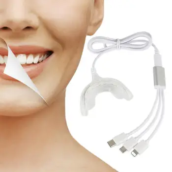 

Home Dental Instrument Tooth Whitening Products Portable Dental Whitening USB Charging 16 LEDs Blue Light Tooth Whiten
