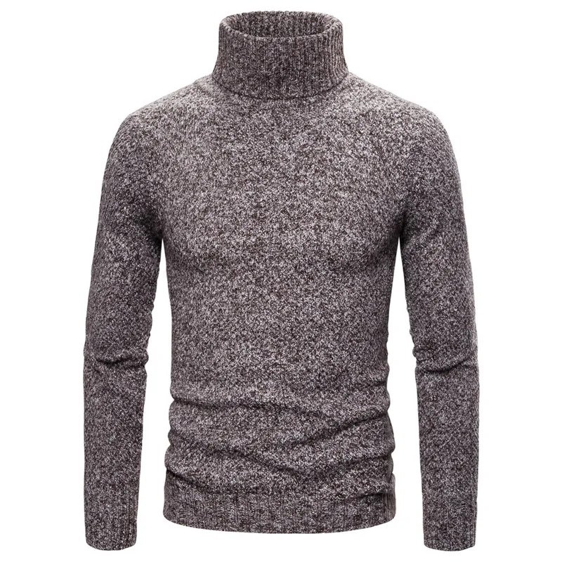 16 Colors GustOmerD Winter Pullovers Sweater Men Fashion Slim Fit England Style Mens Sweaters Casual Warm Turtleneck Men