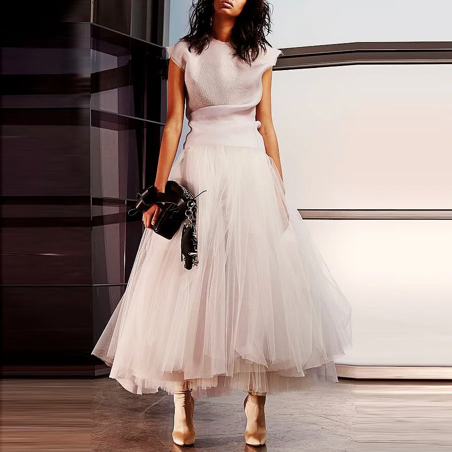 H&M Tulle Skirt cream elegant Fashion Skirts Tulle Skirts 
