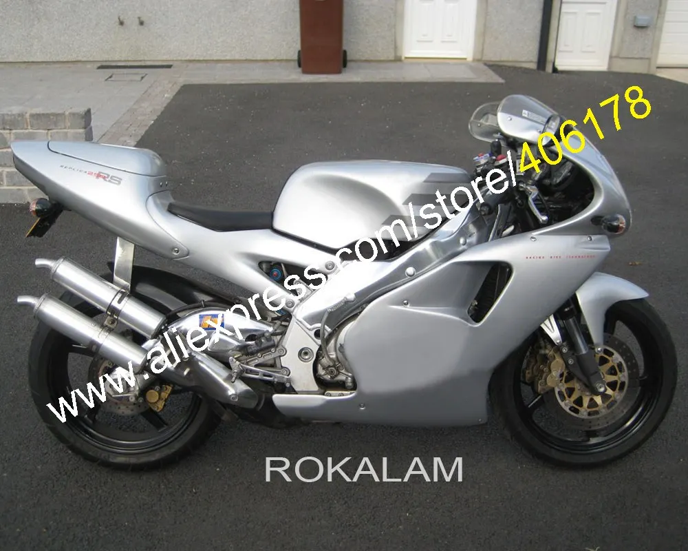 Per Carenatura Aprilia Rs250 1995 1996 1997 Rs-250 95 96 97 Tutto Argento Grigio Rs 250 Carenature Kit Carrozzeria Moto In Vendita