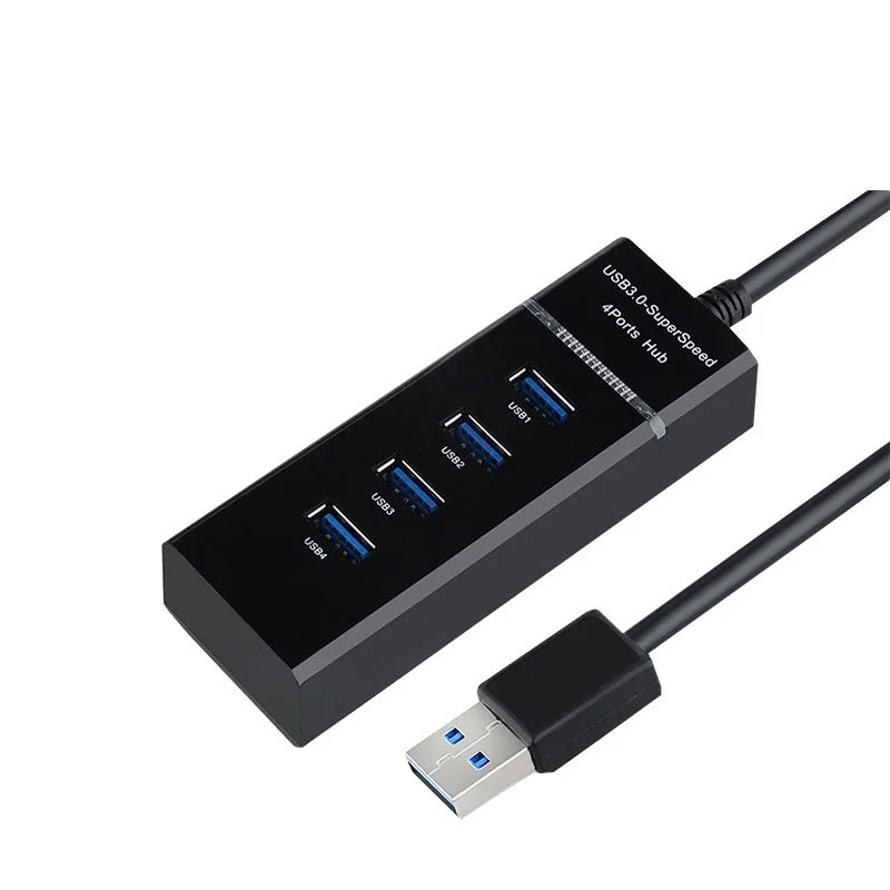 1 шт. высокое качество 4 порта светодиодный USB 3,0 адаптер концентратор для ПК ноутбука