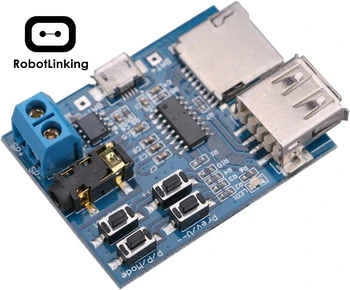 

MP3 Nondestructive Decoding Board with Self-Powered TF Card U Dist Decoded Player