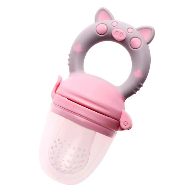 Infant Fruit Feeding Nibbler Newborn Baby Pacifier Silicone Food Supplement Feeder Pacifier Chewable Teether YON010