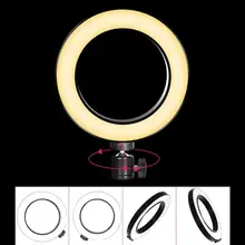 Durable Ring Fill Light Delicate Texture 16cm Ring LED Selfie Lamp Phone Fill Light with Tripod for Makeup Video Studio