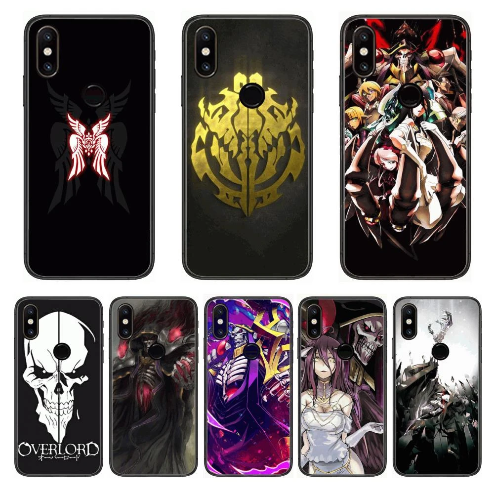 Japanese Anime Overlord Phone Case For Xiaomi M2 C3 X3 F2 Lite Nfc 6 5 X Poco K30 Pro Anime Black Cover Silicone Back Pretty Aliexpress Cellphones Telecommunications