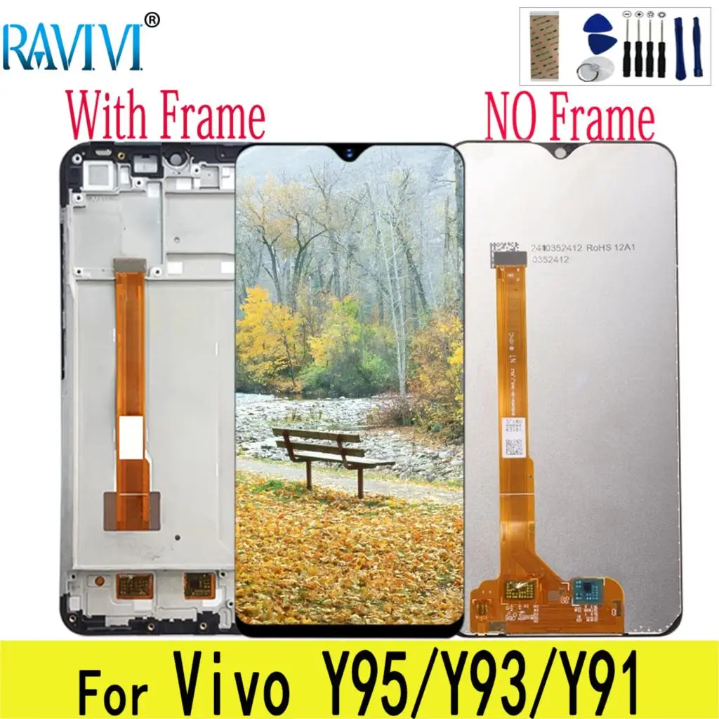 ЖК дисплей 6 2 дюйма для Vivo Y95 Y93 V1818A V1818T Y91 MT6762 запасная деталь|Экраны мобильных