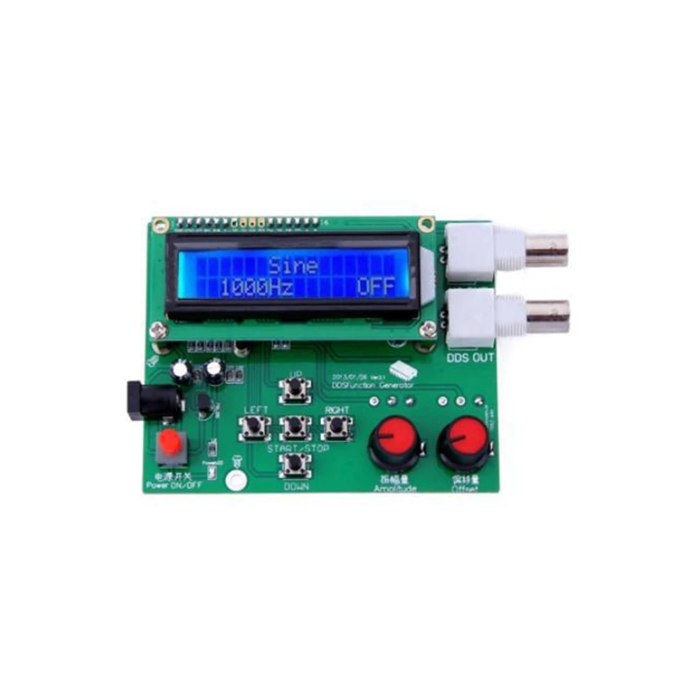 DDS  ȣ ߻ ,  ﰢ  簢  ŰƮ, LCD ÷, 1Hz-65534Hz DC 7V-9V