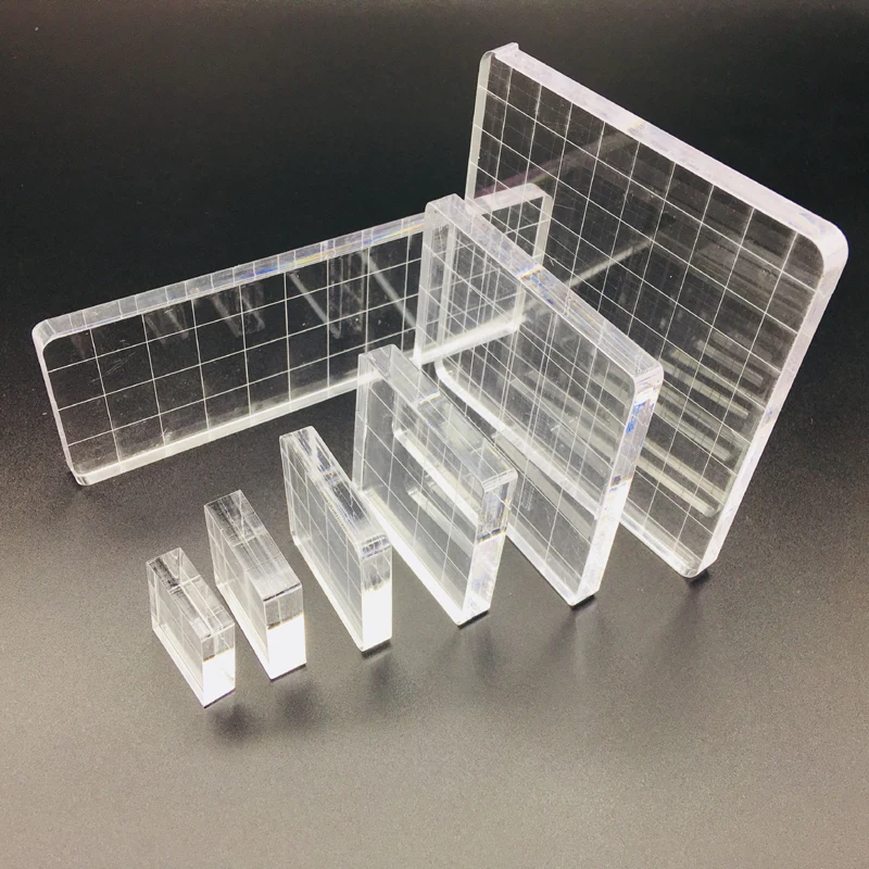 Clear stamps 7pc Multi-size Stamps Acrylic Pad Block Accessories Clear Transpant Stamps Decor DIY Scrapbook Stamping Stickers Acrylic Sheets