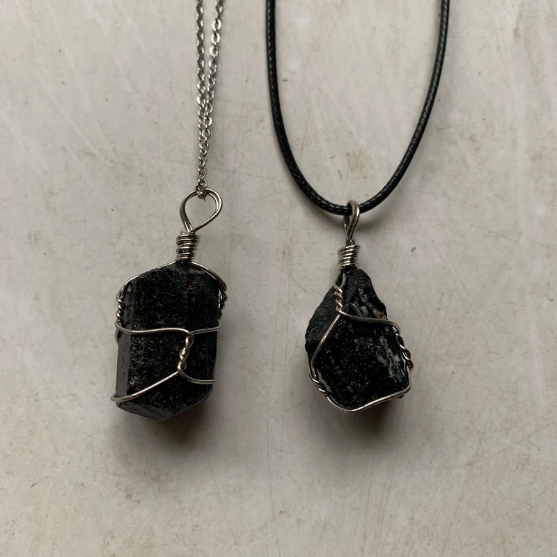 Black tourmaline necklaces