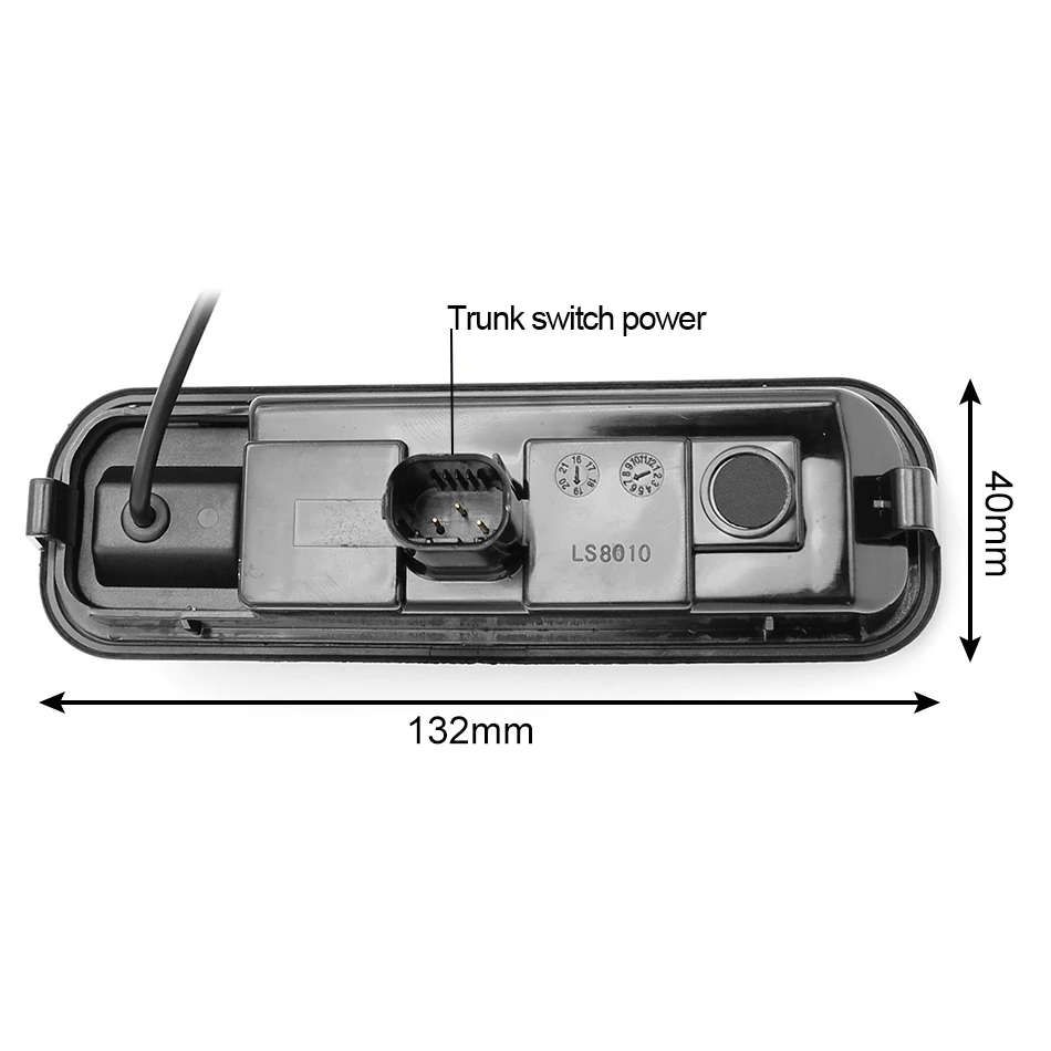 Для Ford Focus 3 2C 3C 2011-2013 камера заднего вида ночного видения автомобильная ручка багажника камера заднего вида