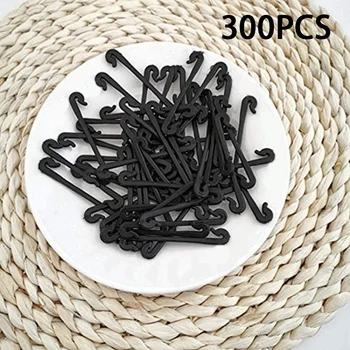 

300PCS Vines Fastener Tie Buckle Hook Plant Vegetable Grafting Clips Agricultural Greenhouse Supplies