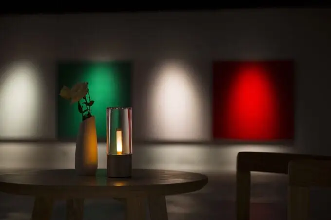 Xiaomi Mi jia Yeelight Candela Ночной светильник, светодиодный умный светильник-Свеча для настроения, светильник для Xiaomi Mi, домашнее приложение, Прямая поставка