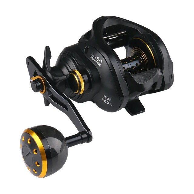 Baitcast Reel Fishing 6+1 BB Max drag 16kg Carbon Fiber body Metal Boat Sea  Slowly Shake iron plate Lure Freshwater Wheel - AliExpress