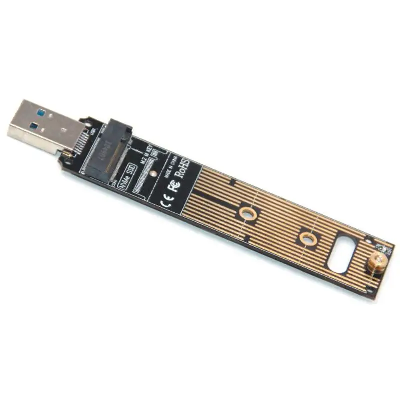 M.2 NVME SSD M ключ к USB 3,1 адаптер PCI-E PCIe к USB-A 3,0 твердотельный накопитель внутренний конвертер карта для 2242/2260/2280