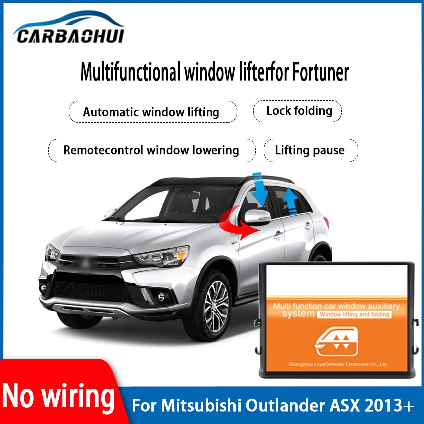 

Auto Window Glass Closer Opening Window Lifter Module Device Kit Left Hand Drive Car For Mitsubishi Outlander ASX 2013 +