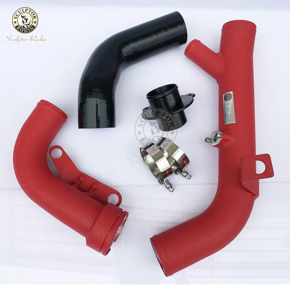 turbo discharge pipe  FOR TTS R20/Golf 5 6 Golf R/ ED30 mk5/ ED35 mk6/Scirocco R mk3/  A3 S3 2.0 TFSI K04 EA113 red