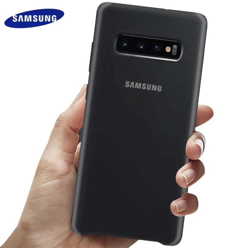 Силиконовый чехол S10 plus, чехол для samsung Galaxy S10 S10Lite, шелковистый мягкий защитный чехол на заднюю панель черного, синего, зеленого цвета
