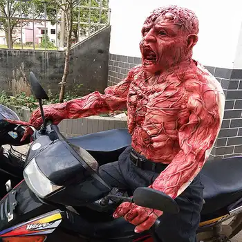 

New Halloween Horror Mask Zombie Masks Party Cosplay Bloody Disgusting Rot Face Scary Masque Masquerade Mascara Terror Masker La