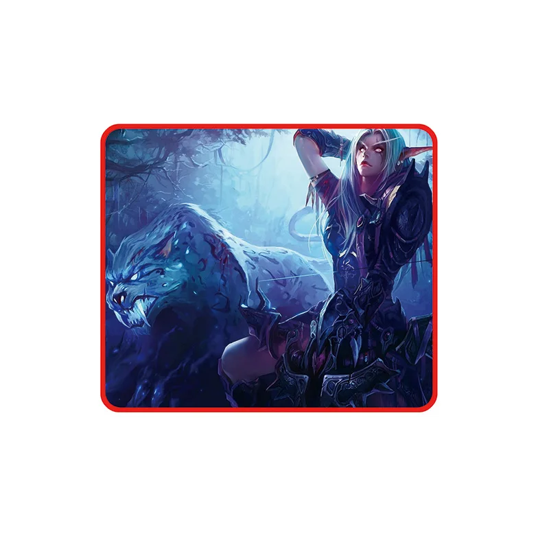 350x300mm FFFAS World of Warcraft коврик для мыши светодиодный RGB игровая клавиатура коврик с запирающим краем толстый износостойкий коврик большой утолщенный XXL - Цвет: 350x300mm