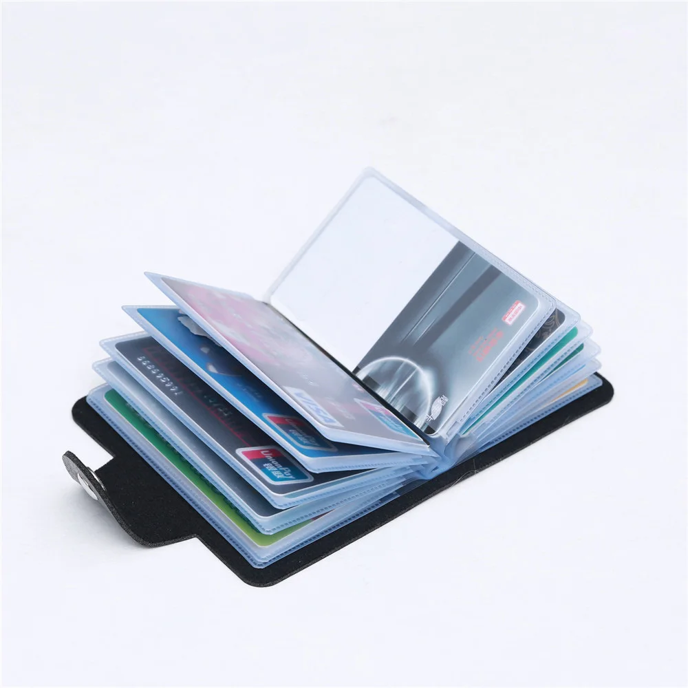 12 Bit 2sided Credit Card Holder Waterproof Plastic Card Sets Business
