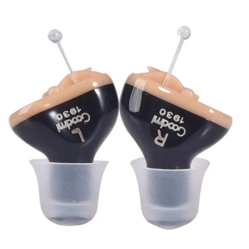 Mini CIC Digital Hearing Aids 6 Channels 12 Bands Tuneable Sound Amplifier Portable Invisible Hearing Aid