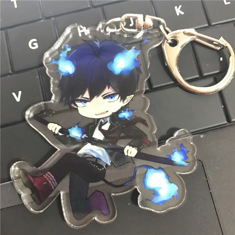 Аниме брелок Ao No Exorcist Blue Exorcist Okumura Rin акриловый брелок Модель подвеска брелок ремешок Игрушка коллекция подарок