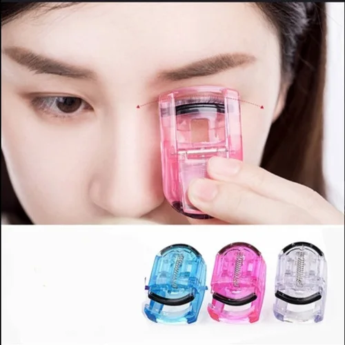 Mini Transparent Portable Curling Eyelash Eye Lashes Curler Manual Women Makeup Tools