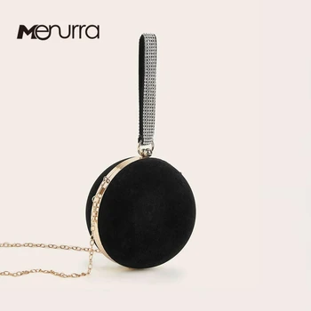 

Diamonds Rhinestone Round Ball Evening Bags For Women Fashion Top Handle Clutch Bag Ladies Handbag Clutches