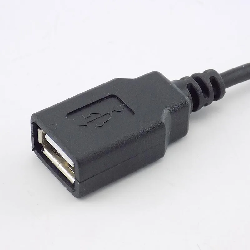 0,3/1/2 M USB 2,0 Тип женский 2 Pin "сделай сам" для наращивания Мощность кабеля DC 5V Питание адаптер зарядки разъем провода O21