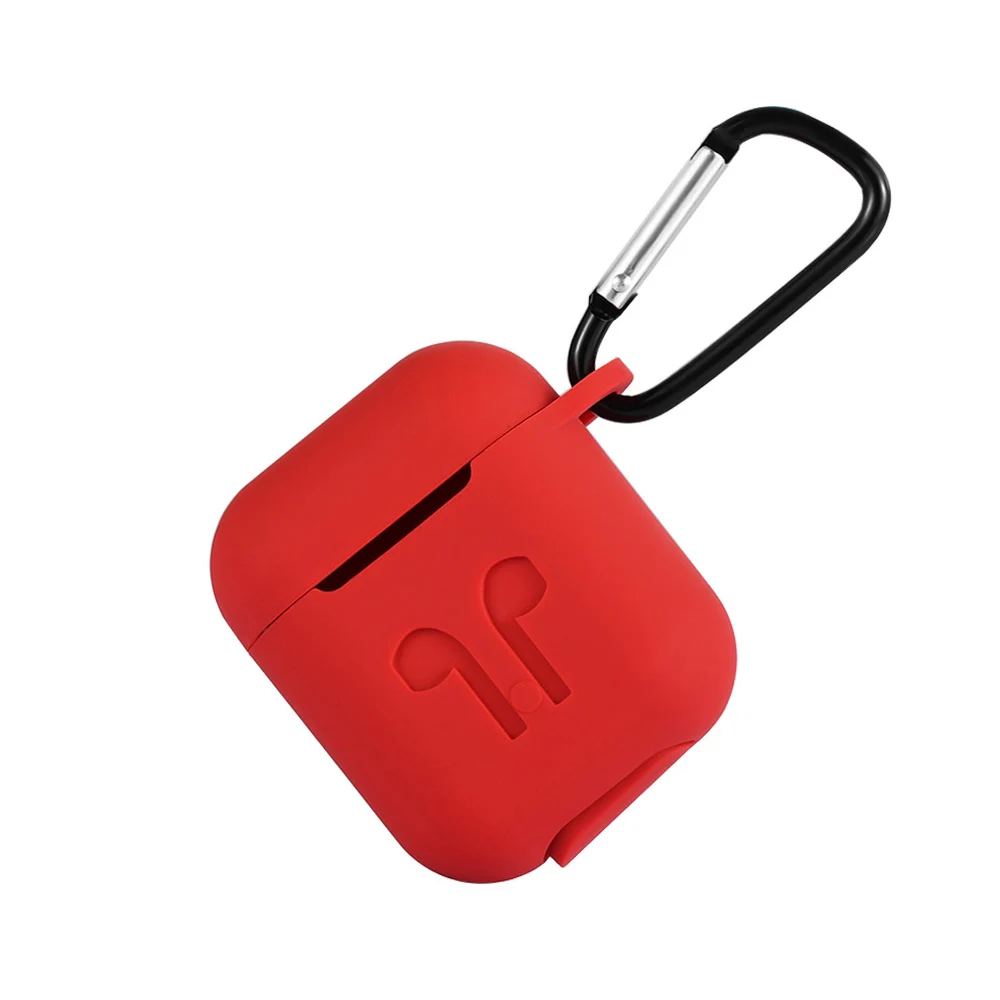 6 в i идеальный чехол для airpods 2 1 чехол противоударный для Apple Air pods 1 защитный чехол для наушников водонепроницаемый чехол s Аксессуары - Цвет: Red
