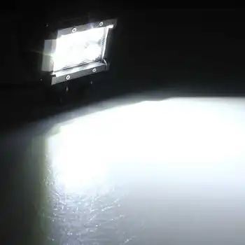 

18W 4Inch Car LED Work Light Bar Driving Lamp for Offroad Boat Tractor Truck ATV 12V 6 LED Work Light Floodlight Headlight