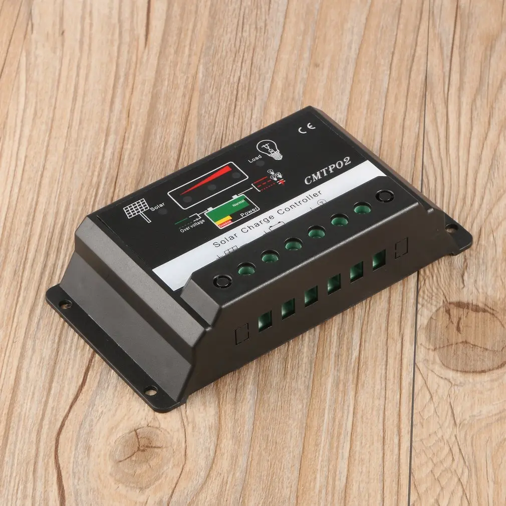 0A PWM солнечная панель регулятор заряда батареи 12V 24V автоматический переключатель