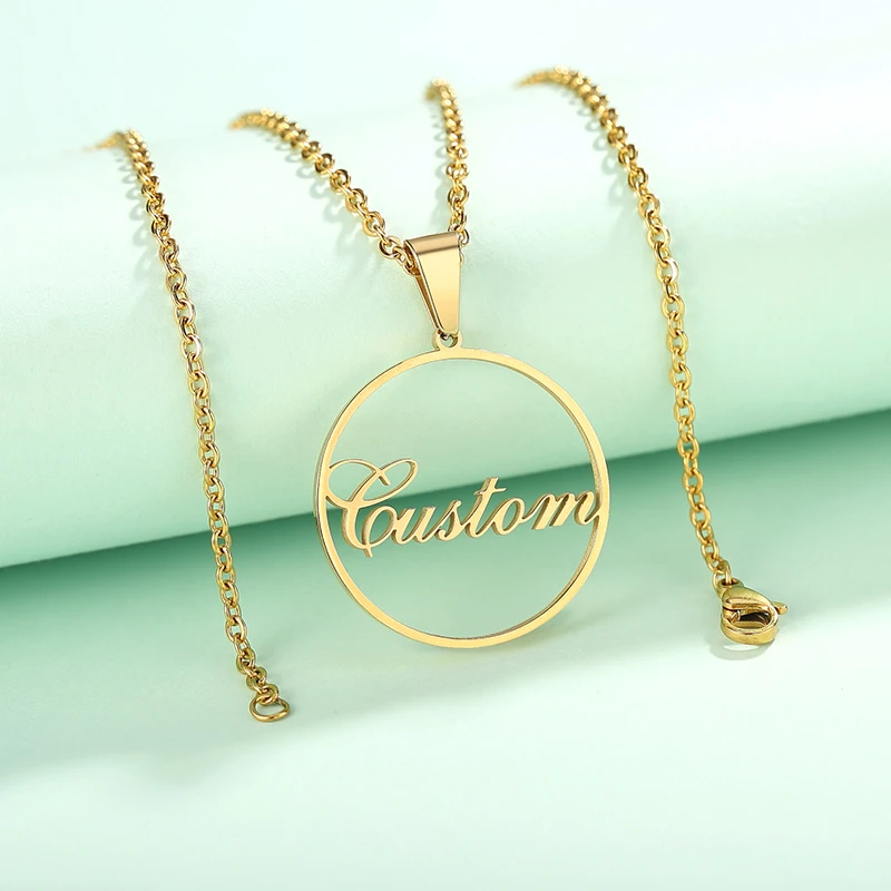 Letter Gold Color Choker Gift 
