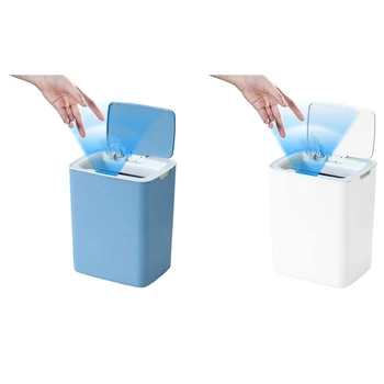 

Touchless Sensor Trash Can 14 L/3.7 Gallon Large Capacity with Lid