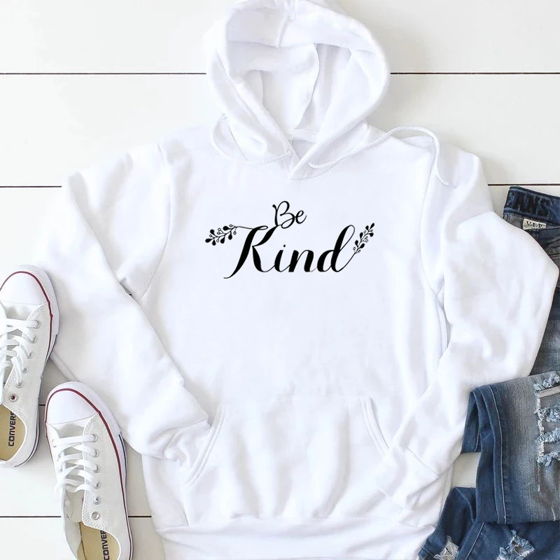 Be kind, женские толстовки, пуловер Tumblr, длинный рукав, джемпер с капюшоном, топы, спасение пчел, желтый свитер, осенняя одежда, Прямая поставка